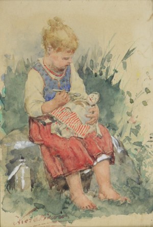Antoni Kozakiewicz (1841-1929), Dziewczynka z lalką