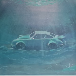 Ugo Vistosi, Zanurzona ikona ( Porsche 911 ), 2023