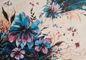 Nina Czapska, Flower Abstraction, 2023
