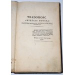 GAWARECKI Wincenty Hipolit - Pisma historyczne. Warszawa 1824.