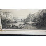 ALBUM WILEŃSKIE ALBUM DE WILNA J. K. WILCZYŃSKIEGO „Widoki Wołynia. Widok brzegów rzeki Teterewu i klasztoru SS. Miłosierdzia w Żytomierzu”. 1848-1849r.
