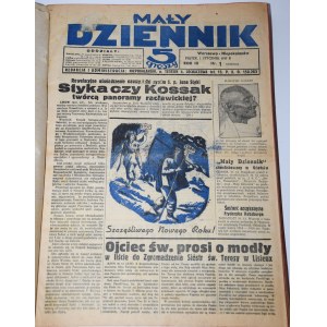 SMALL DAY. Year III. 1937. various issues.