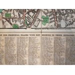 [MAPA LONDYN] MOGG'S STRANGER'S GUIDE THROUGH LONDON...LONDYN 1834-1837