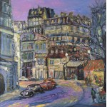 Jan SZANCENBACH (1928-1998), Z cyklu: Montmartre - Rue Lepic, 1992
