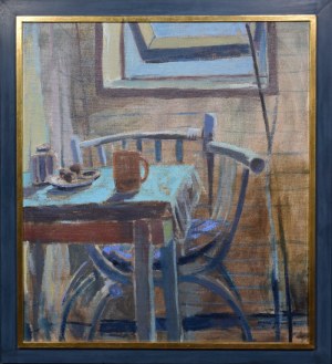 Monika SOSNOWSKA, Interior with chair and table