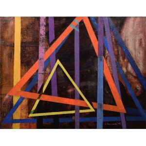 Czeslaw ROMANOWSKI (b. 1946), Three triangles, 2017