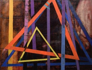 Czeslaw ROMANOWSKI (b. 1946), Three triangles, 2017