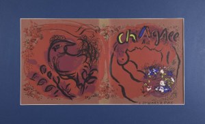 Marc CHAGALL (1887-1985), Album wrapper: Chagall. Lithograph 1, 1960