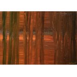 Jan GEPPERT (1929-2017), Zachód słońca jesień, 1977
