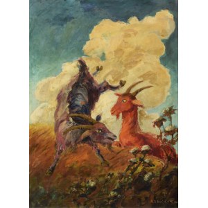Hanna KORCZAK-IDZIŃSKA (1913-2011), Goats