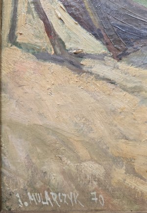 Józef Mularczyk (1916-2009), Łodzie rybackie, 1970