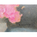 Alfons Karpiński (1875-1961), Peonie w białym wazonie