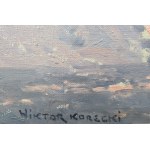 Wiktor Korecki (1890-1980), Zimowy pejzaż z młynem