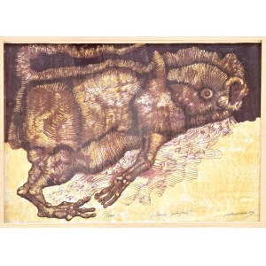 Jan Lebenstein (1930-1999), Course pétrifiée (Skamieniały wyścig), 1973