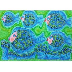 Anna Korszla, Pesce palla blu, 2018