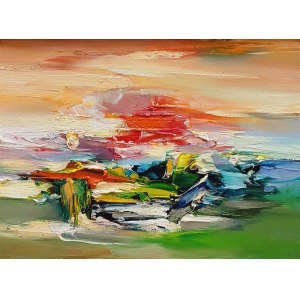Zdzislaw Constantin Majrowski-Meyro (b. 1952), Road to Cauma Lake, 2023