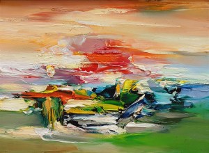 Zdzisław Constantin Majrowski-Meyro (ur. 1952), Droga do jeziora Cauma, 2023