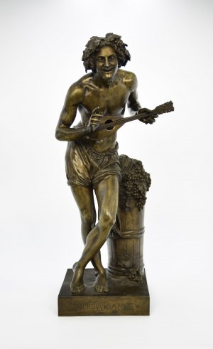 Francisque Joseph DURET (1804-1865), Muzykujący Bachus