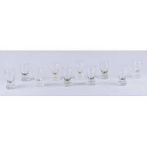 Set of Masonic glasses (9 pcs.)