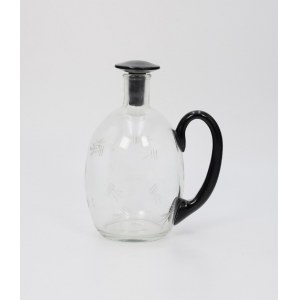 BOHEMIA, Decanter per liquori con manico e tappo