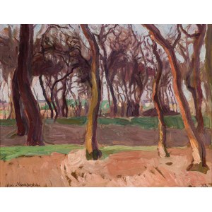 Aleksander Nowakowski (Nowakiwskij) (1872 - 1935), Landscape from Mogiła near Krakow.