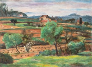 Jozef Pankiewicz (1866 Lublin - 1940 Marseille), Landscape, 1922.