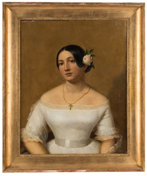 Jan Kanty Ignacy Maszkowski (1794-1865), Porträt einer Dame, 1844.