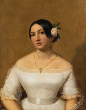 Jan Kanty Ignacy Maszkowski (1794-1865), Porträt einer Dame, 1844.