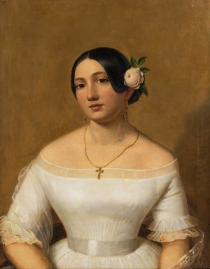 Jan Kanty Ignacy Maszkowski (1794-1865), Portret damy, 1844 r.