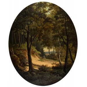 Franciszek Ruśkiewicz (1819-1883), Widok górski, 1866 r.