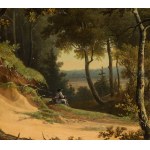 Franciszek Ruśkiewicz (1819-1883), Widok górski, 1866 r.