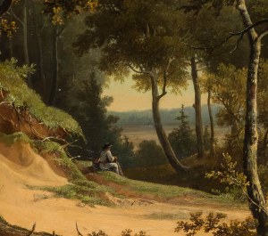 Franciszek Ruśkiewicz (1819-1883), Mountain view, 1866.