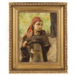Teodor Axentowicz (1859 Brasov/Romania - 1938 Krakow), Girl with a Jug