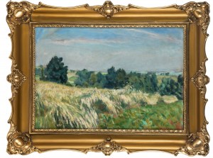 Wojciech Weiss (1875 Leorda na Bukowinie - 1950 Kraków), Landscape - grain