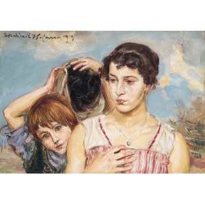Wlastimil Hofman (1881 Praga - 1970 Szklarska Poręba), Scena symboliczna, 1919 r.
