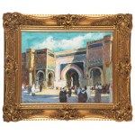 Adolf Behrmann (1876 Tockum près de Riga - 1942 Bialystok), Vue de Meknès, 1934.