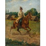 Karol Wierusz-Kowalski (1869 Warszawa - 1953 Poznań), Na zabawę, 1895 r