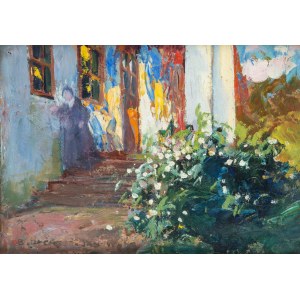 Bronisława Rychter-Janowska (1868 Krakau - 1953 dort), Im Garten