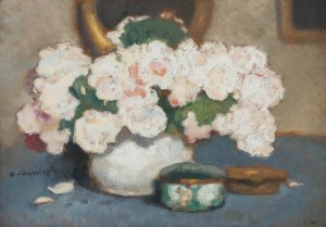 Alfons Karpinski (1875 Rozwadów - 1961 Kraków), White roses