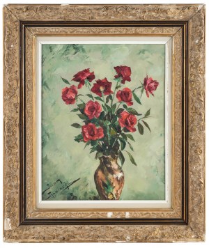 Igor Talwinski (1907 Warsaw - 1983 Paris), Bouquet of red roses