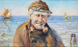 Józefa Maria Józefowicz (1900-?), Fisherman of Jastarnia, 1935.