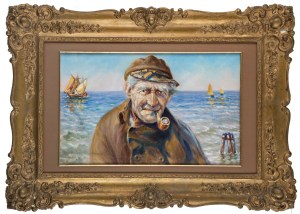 Józefa Maria Józefowicz (1900-?), Fisherman of Jastarnia, 1935.