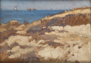 Stanisław Czajkowski (1878 Varsavia - 1954 Sandomierz), Paesaggio marino, 1917.