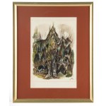 Jan Marcin Szancer (1902 Kraków-1973 Warszawa), Ilustracja do książki Przez różową szybkę. Historii o Wielkim Duchu Gór, 1966 r.