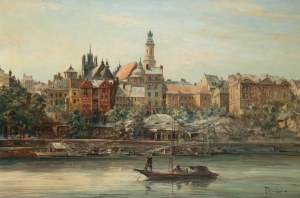 Władysław Chmieliński (1911 Warszawa - 1979 tamże), Panorama Starej Warszawy