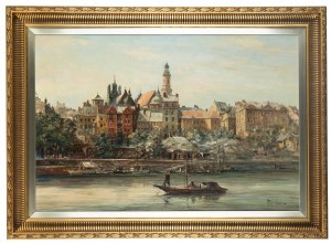 Władysław Chmieliński (1911 Warszawa - 1979 tamże), Panorama Starej Warszawy
