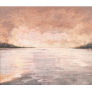 Ryszard Patzer (b. 1941), Dusk on the Vistula, 2008.