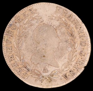 Austria. RDR 20 Kreuzer 1804 A Vienna Silver