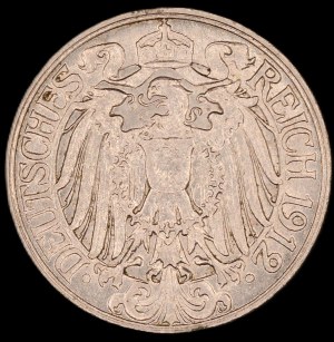 Germany. Empire 25 Pfennig 1912 D Munich