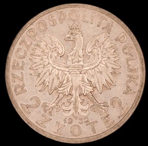 Poľsko. 2 Zlote 1932 Varšava Striebro